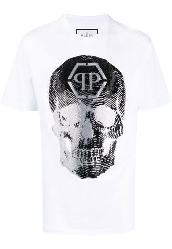 Philipp Plein T-shirt con stampa SS Skull - Bianco