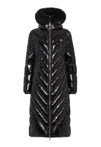 Philipp Plein padded down hooded coat - '02 black'