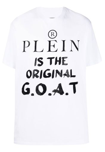 Philipp Plein logo-print short-sleeved T-shirt - Bianco