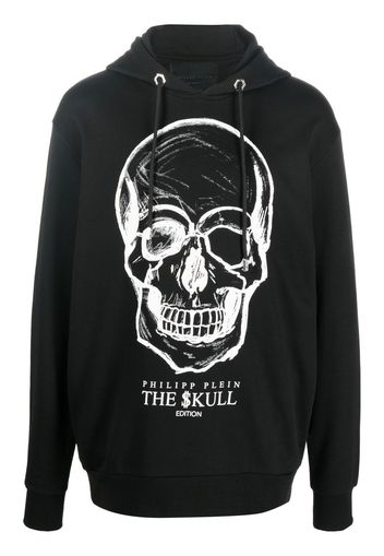 Philipp Plein skull-print hoodie - Nero