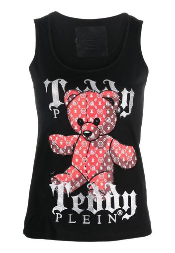 Philipp Plein Teddy Plein sleeveless tank top - Nero