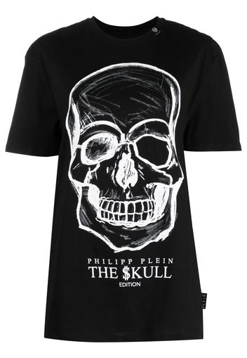 Philipp Plein skull-print cotton T-shirt - Nero