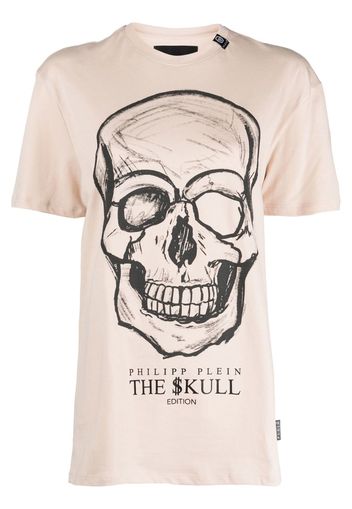 Philipp Plein skull-print T-shirt - Toni neutri