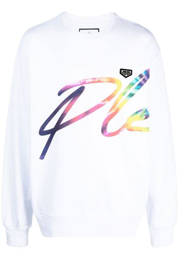 Philipp Plein Signature logo-print sweatshirt - Bianco