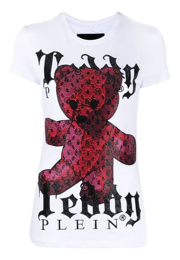 Philipp Plein monogram teddy-print T-shirt - Bianco