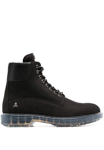 Philipp Plein The Hunter lace-up ankle boots - Nero