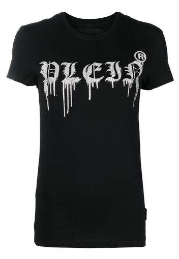 Philipp Plein logo-print round neck T-shirt - Nero