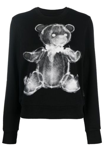 Philipp Plein T-shirt Teddy Bear con stampa - Nero