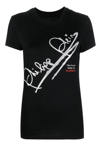 Philipp Plein SS Signature cotton T-shirt - Nero