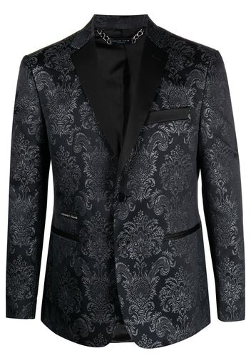 Philipp Plein baroque-pattern suit jacket - Nero