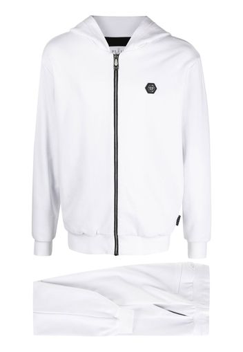 Philipp Plein Tuta sportiva con applicazione - Bianco