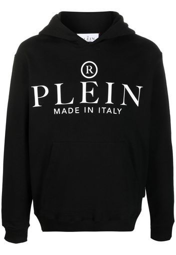 Philipp Plein logo-print hoodie - Nero