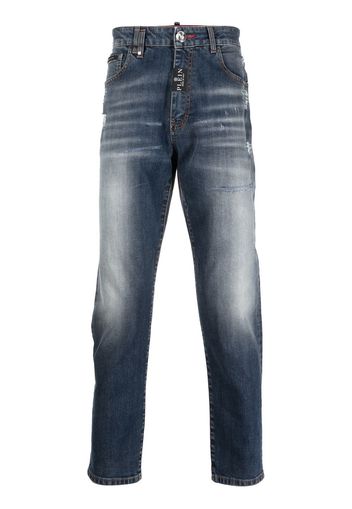 Philipp Plein Jeans dritti Detroit - Blu