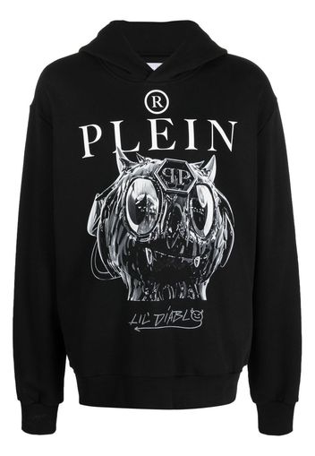 Philipp Plein Felpa con stampa grafica - Nero