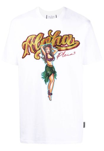 Philipp Plein T-shirt con stampa grafica - Bianco