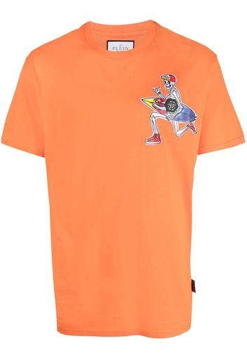 Philipp Plein T-shirt con stampa grafica Hawaii - Arancione