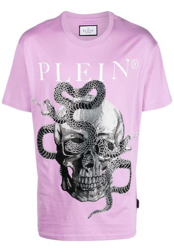 Philipp Plein T-shirt con stampa - Viola