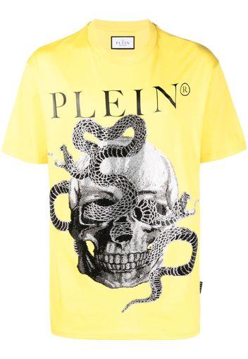 Philipp Plein T-shirt con stampa - Giallo