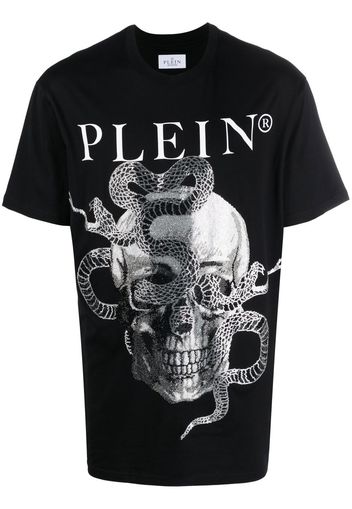 Philipp Plein T-shirt con stampa Snake - Nero