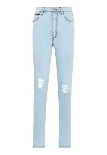 Philipp Plein high-waist skinny jeans - Blu