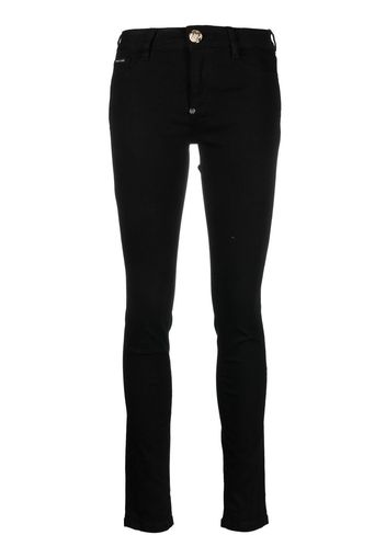 Philipp Plein denim slim-cut jeggings - Nero