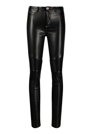 Philipp Plein Leggings a vita alta - Nero