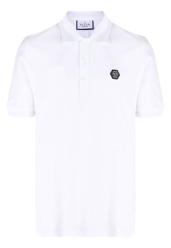 Philipp Plein snake-logo polo shirt - Bianco