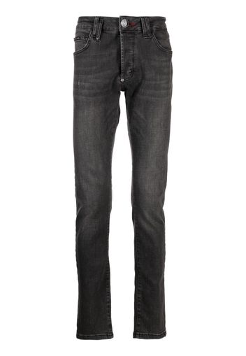 Philipp Plein Jeans dritti - Grigio