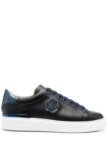 Philipp Plein side Hexagon logo-plaque sneakers - Blu