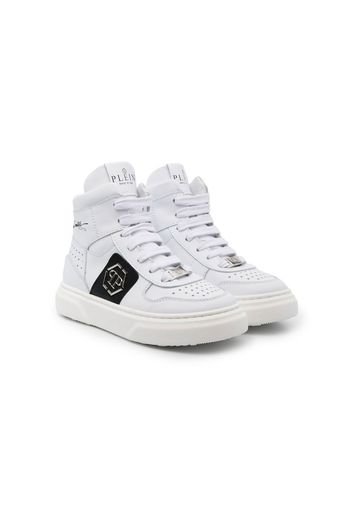 Philipp Plein Sneakers Limited Edition con stampa - Bianco