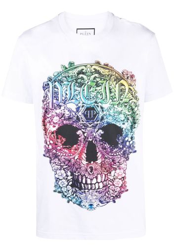 Philipp Plein T-shirt any a maniche corte - Bianco