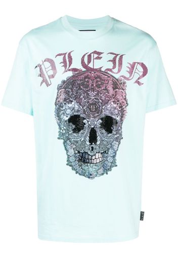 Philipp Plein T-shirt con decorazione - Blu