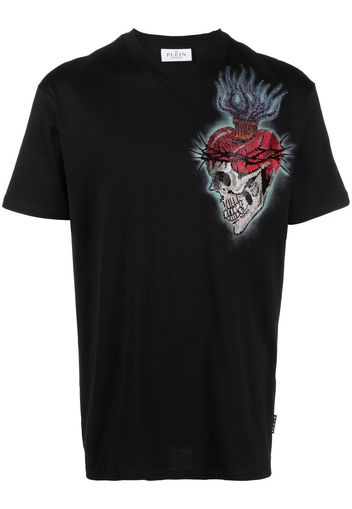 Philipp Plein T-shirt con stampa tattoo - '02 black'