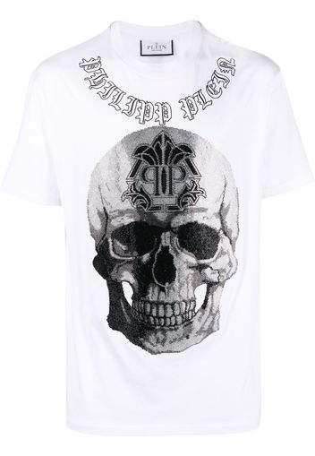 Philipp Plein T-shirt Gothic Banner - Bianco