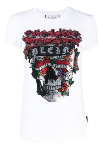 Philipp Plein T-shirt Sexy Pure Love Tattoo - Bianco