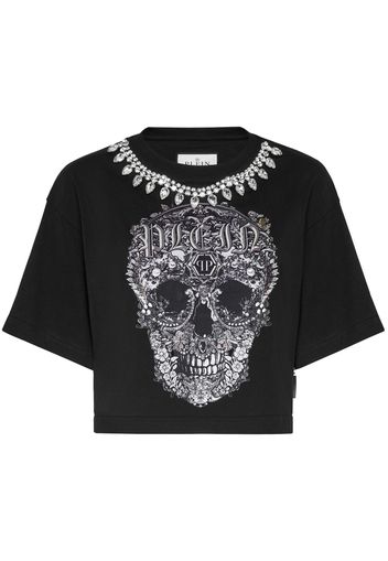 Philipp Plein T-shirt crop - '02 black'