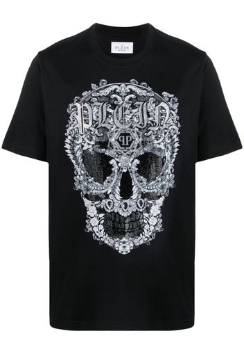 Philipp Plein Baroque Skull cotton T-shirt - Nero