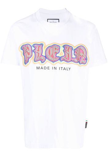 Philipp Plein T-shirt con stampa Gothic Plein - Bianco