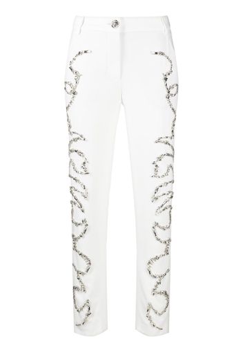 Philipp Plein Pantaloni slim Cady - Bianco