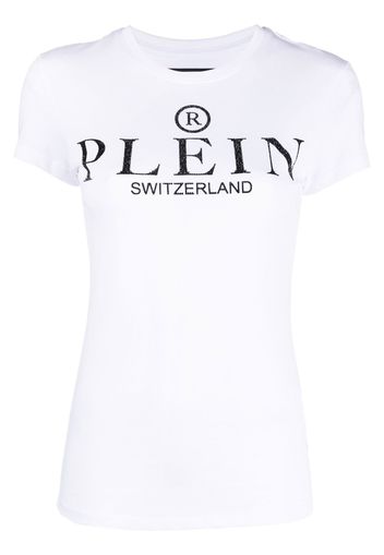 Philipp Plein logo-print t-shirt - Bianco