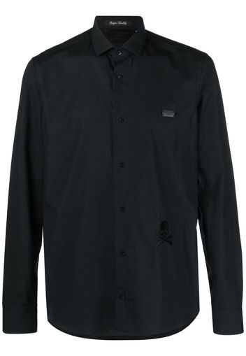 Philipp Plein cutaway-collar shirt - Nero