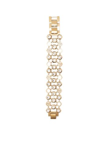 Philipp Plein Hexagon Lux stainless steel bracelet - Oro