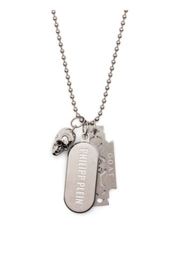 Philipp Plein Collana con pendente - Argento