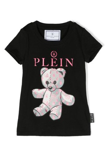 Philipp Plein Junior teddy bear print T-shirt - Nero