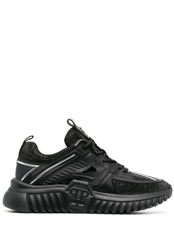 Philipp Plein Sneakers con applicazione - Nero