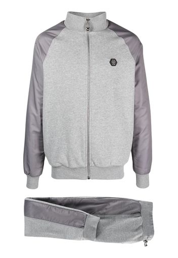 Philipp Plein side-stripe tracksuit - Grigio