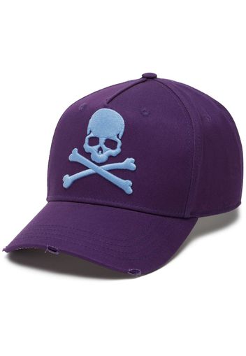 Philipp Plein Cappello da baseball con ricamo - Viola