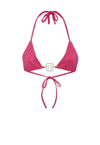 Philipp Plein Top bikini Stones - Rosa