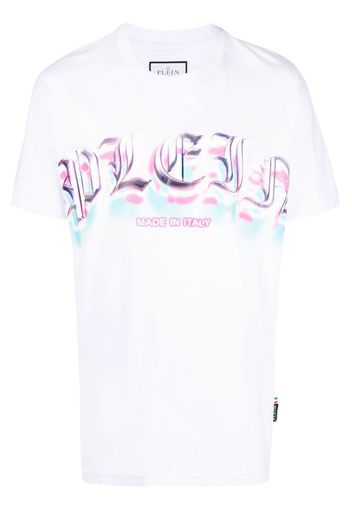 Philipp Plein logo-print short-sleeve T-shirt - Bianco