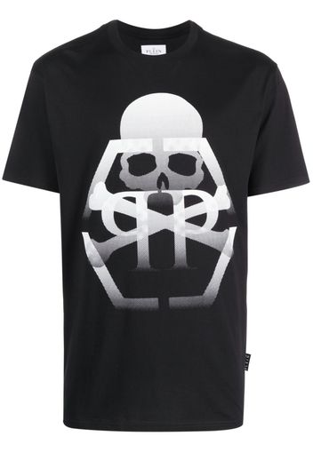 Philipp Plein T-shirt girocollo SS Skull & Bones - Nero